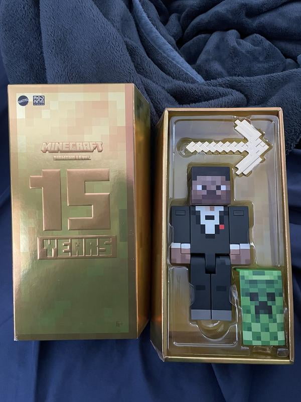 Minecraft Diamond Level Tuxedo Steve Action Figure - Walmart.com