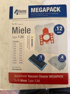 12 Bolsas Para Aspirador Miele S4212 Polaris Galaxy Serie De