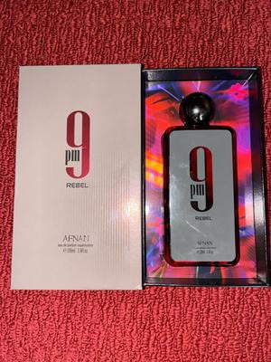 Afnan, 9 PM Rebel Unisex Eau de Parfum Spray, 3.4 oz, Aromatic