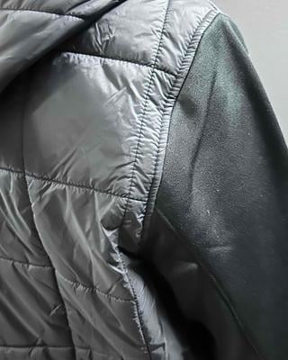 Reebok Men's Mixed Media Puffer Jacket with Hood, Sizes M-2X