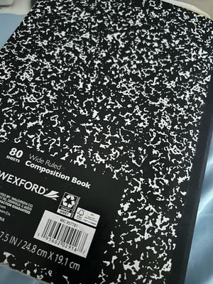 Pen+Gear Wide Ruled Composition Book, 7.5