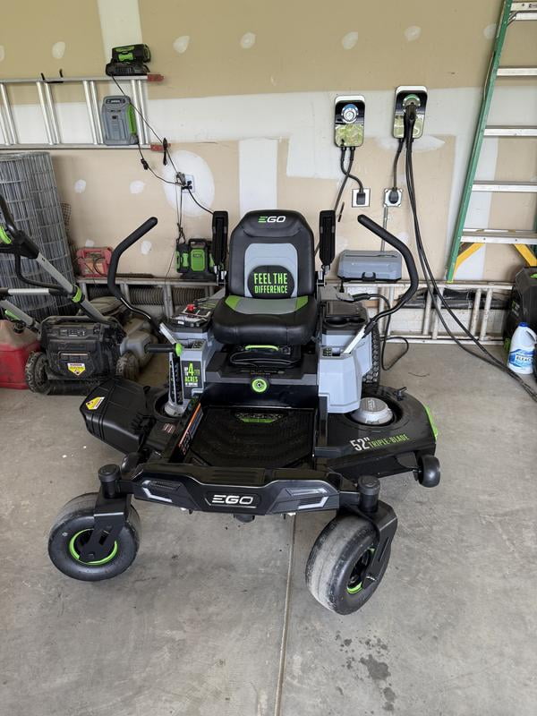 EGO Power+ 52 Inch Z6 Zero Turn Riding Lawn Mower Kit, 6x12Ah