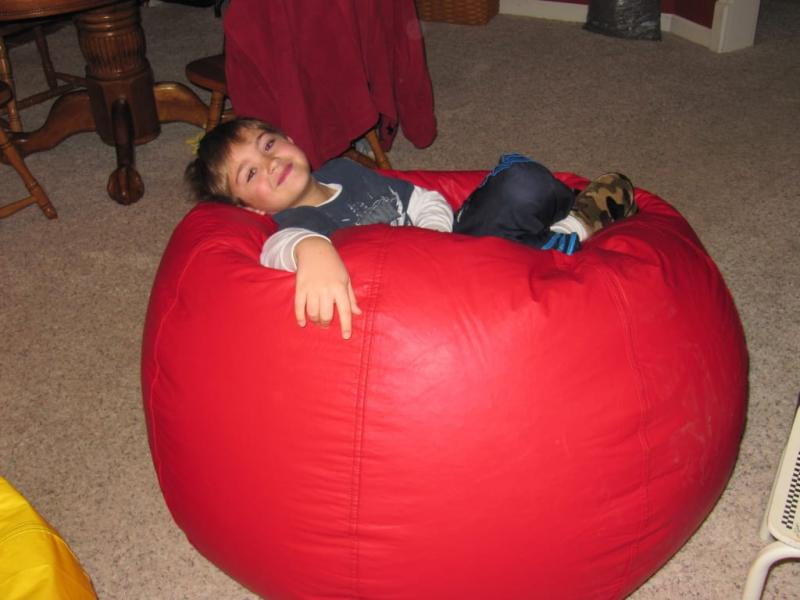 vinyl bean bag chairs for kids