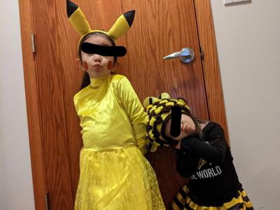 Disguise Pikachu Mädchenkostüm – Klassisches Pokemon-Kostüm In Gelb, Größe L (10-12 Jahre)