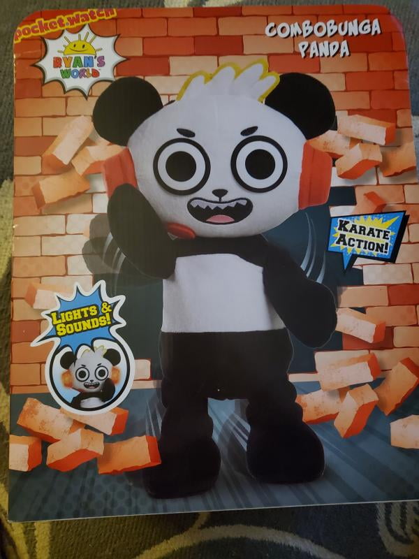 ryan's world combobunga panda feature plush