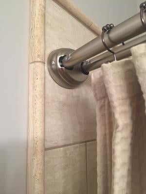 double curved shower rod