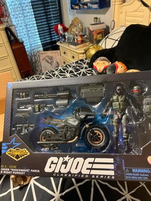 G.I. Joe Classified Night Force Pursuit Motorrad & Zubehör Neuwertig