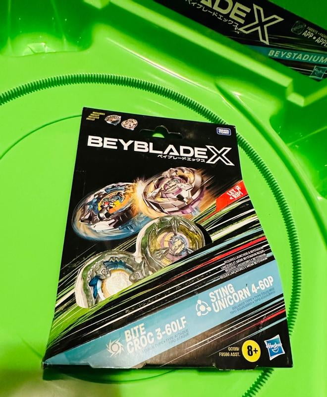 Customer reviews for Beyblade X Bite Croc 3-60LF and Sting Unicorn