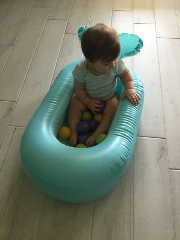 Inflatable whale cheap tub