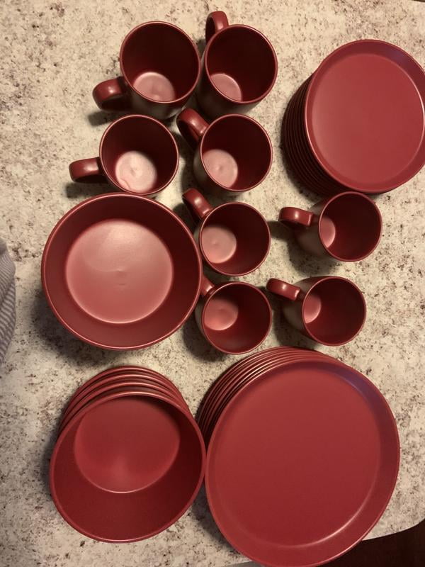 Stone Lain Michelle Stoneware 32-Piece Round Dinnerware Set