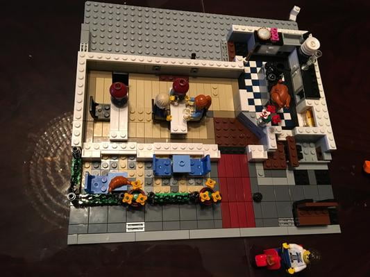 lego parisian restaurant argos