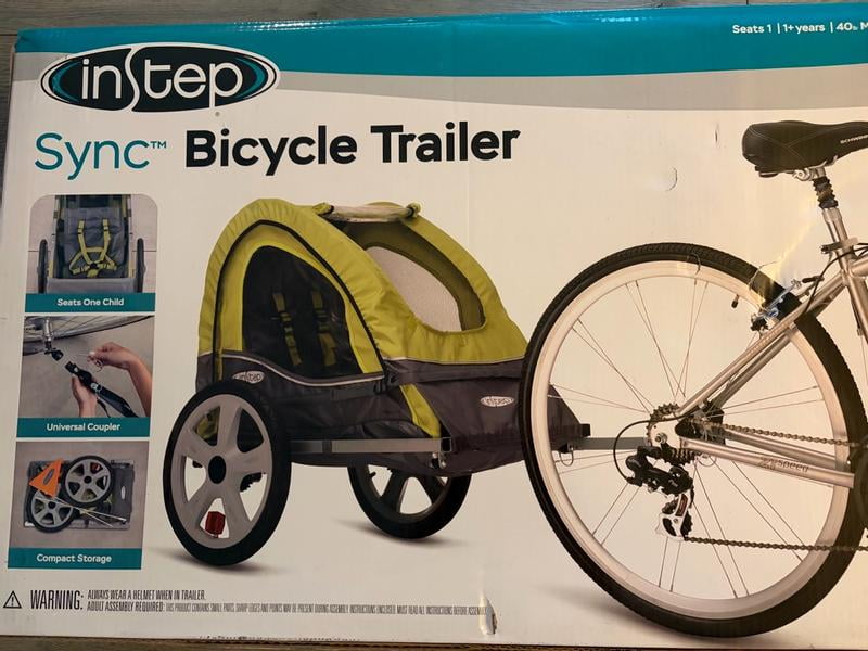 schwinn single seat bicycle trailer Trailblazer Plus Bike washable seat pads Child Bike Instep Bike Trailer
