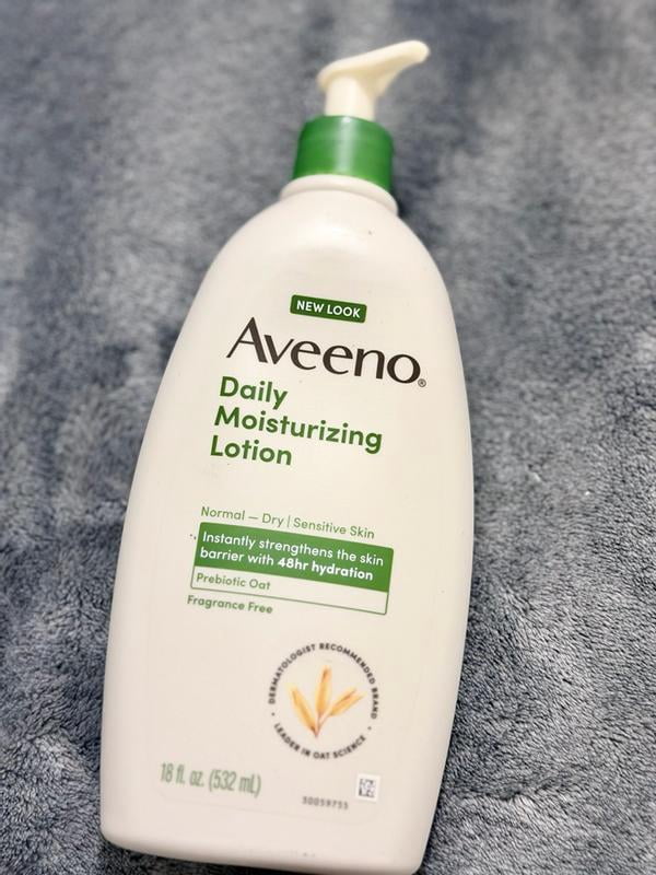 Aveeno Daily Moisturizing Lotion, 12 oz. Pump Bottle, Unscented, 1