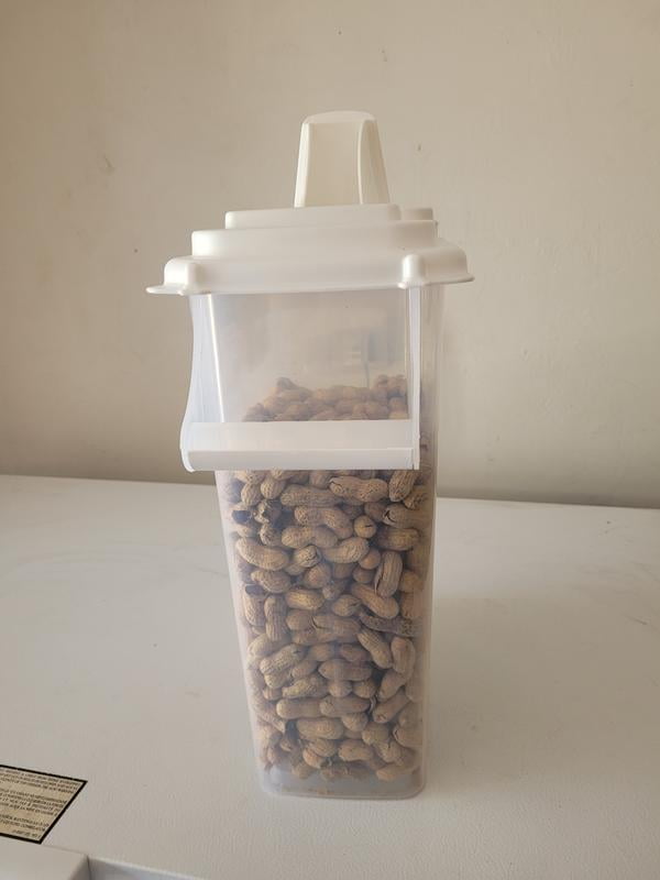 Buddeez Vogelfutterspender-Set – 8 Qt & 3,5 Qt Behälter Mit Deckel & Ausgießer, BPA-frei