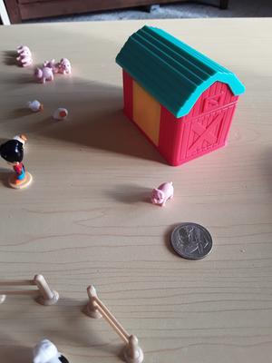 House of Marbles Teeny Tiny Mini Farm Playset 