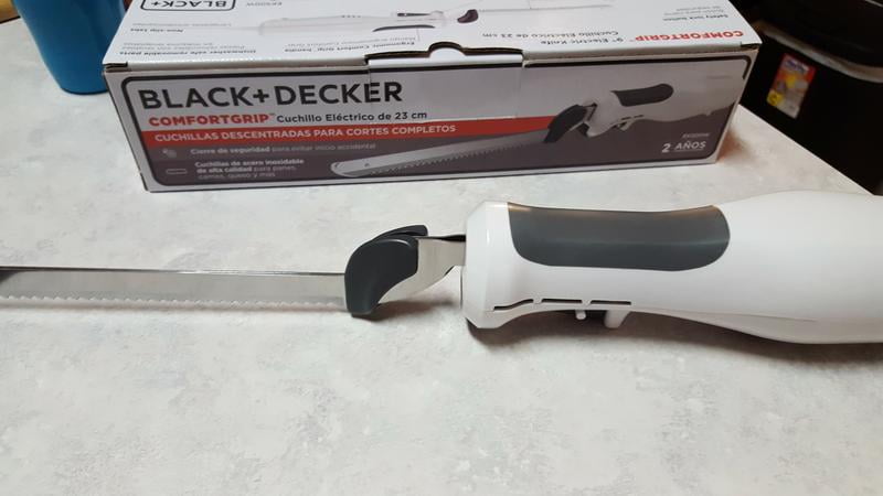 Black & Decker EK500 Electric Knife 9 Black Comfort Grip Orig Box