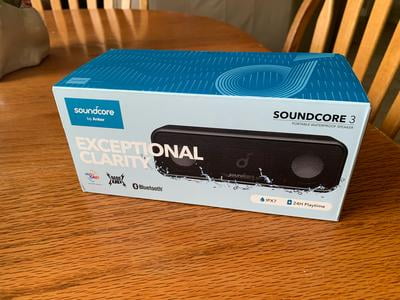 Soundcore 3 Altavoz Bluetooth con sonido estéreo, controladores de