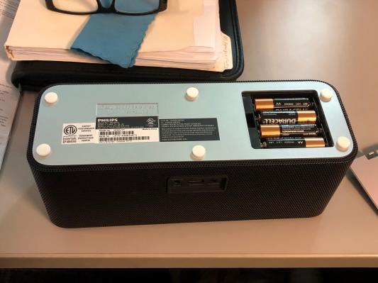 philips sb365b wireless stereo speaker