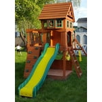  Backyard Discovery Atlantis Cedar Wooden Swing Set 