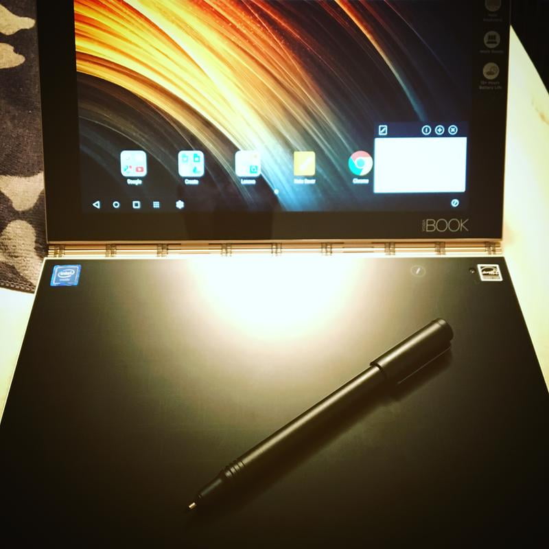 Lenovo Yoga Book With Wifi 10 1 Touchscreen Tablet Pc Featuring Android 6 0 1 Marshmallow Operating System Walmart Com Walmart Com