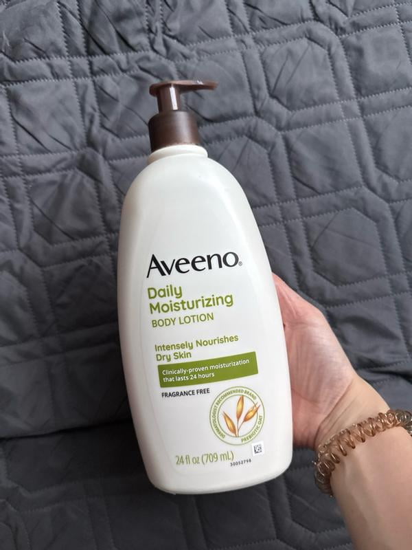 Aveeno Daily Moisturizing Lotion, 12 oz. Pump Bottle, Unscented, 1