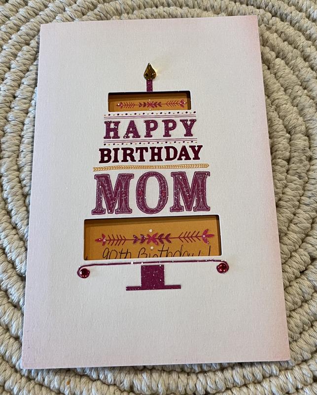 Hallmark Geburtstagskarte "Like A Mum" – Moderne Karte Mit Goldfolie Und Herz-Aufsatz, 16x16 Cm, Für Eine Besondere Bezugsperson