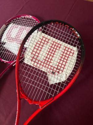 Wilson Pro Staff Precision XL Tennis Racket - Red (Adult