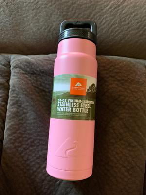 Ozark Trail 24-Ounce DW SS Water Bottle, Tan 