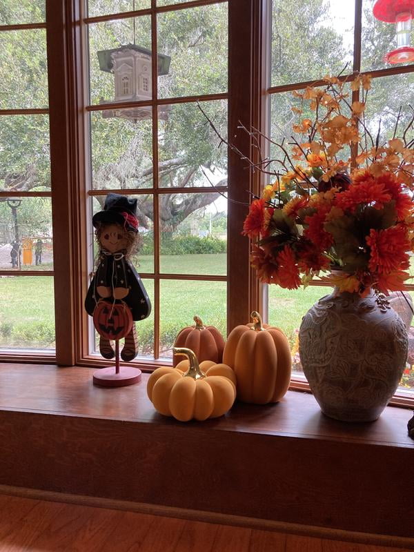 Member's Mark Flocked Pumpkins, Set of 3 - Samsclub.com