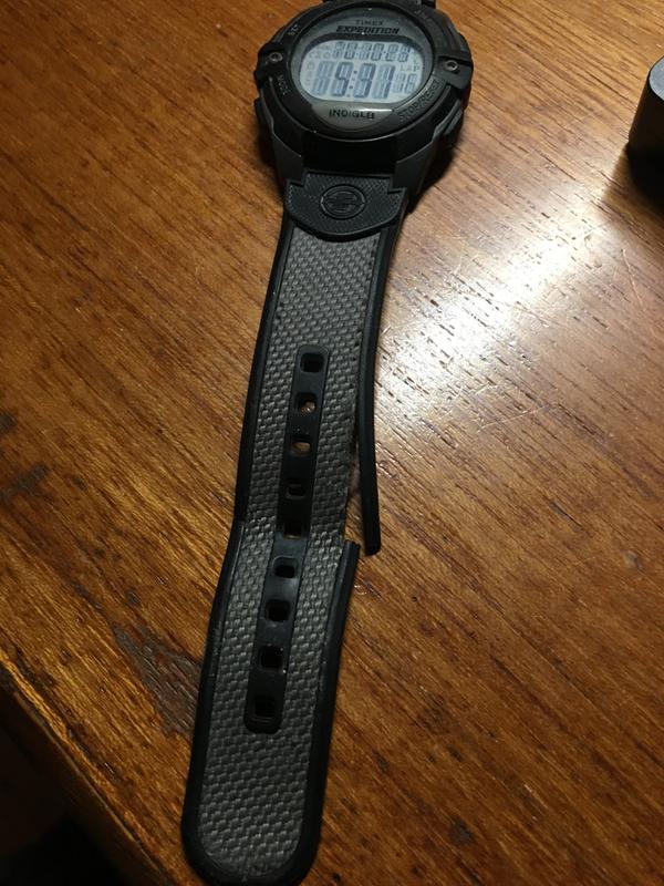 Timex Expedition Digital CAT5 – Orologio Uomo 41mm, Cinturino In Tessuto E Pelle, 3 Allarmi, Cronografo, 100m Water Resistant