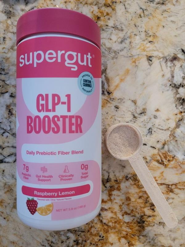glp-1 booster powder Supergut GLP-1 Daily Support Unflavored Prebiotic Fiber Blend for Appetite  Support & Digestive Health, Stick Pack Box, 8 servings
