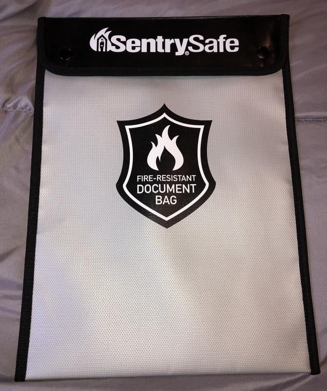 SentrySafe FBWLZ0 Fire Resistant and Water Resistant Safe Bag with