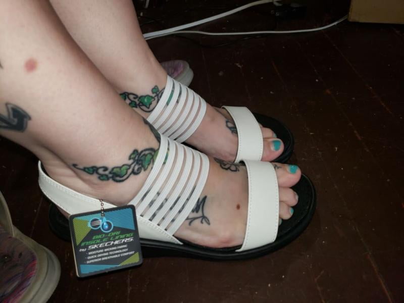 skechers rumblers sci fi women's wedge sandals