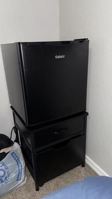 Galanz Small 1.7 Cu ft Single Door Mini Fridge GL17BK for Dorm