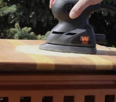 Ponceuse à Bande, 650W Ponceuse électrique avec 12 bandes abrasives, 75 x 457 mm Bande Ponceuse