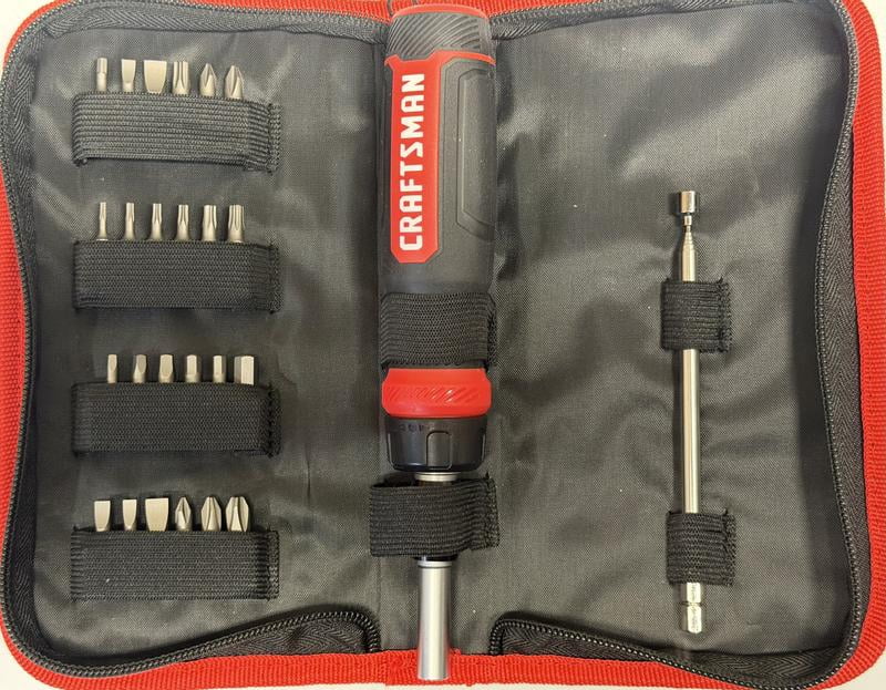 Free Shipping! CRAFTSMAN Ratcheting Screwdriver Set, 26-Piece