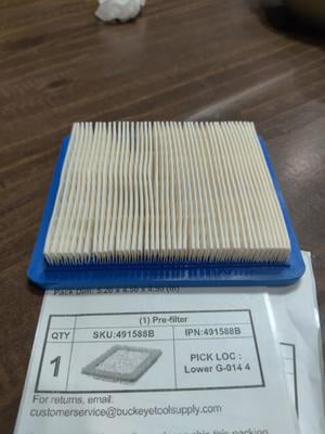 Ulisem 2 Stück Rasenmäher-Luftfilter Für Briggs & Stratton 625 650 675 Series Motoren 491588 399959 491588s Wolf 2058411 Honda Gcv Zubehor 89468486