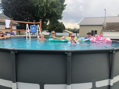 INTEX Ultra XTR Steel Frame 18' x 52” Round Above Ground Swimming