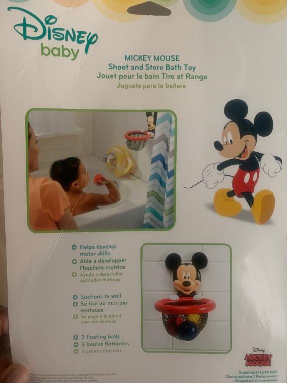 mickey mouse baby bath tub