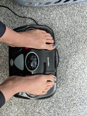 homedics vibration foot massager with heat walmart Homedics Vibration Foot Massager with Soothing Heat, Black main image 1