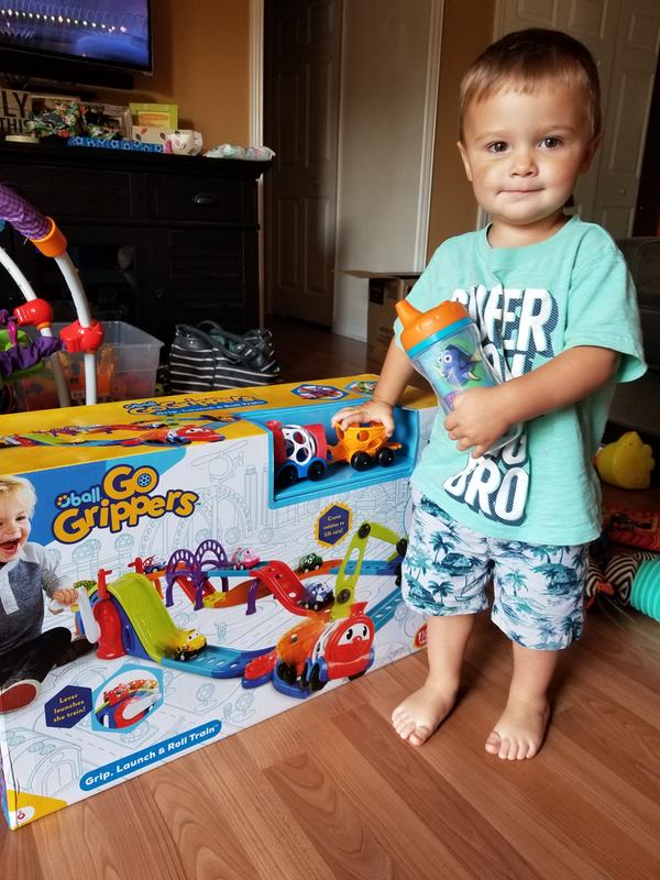 oball go grippers grip launch and roll train track set