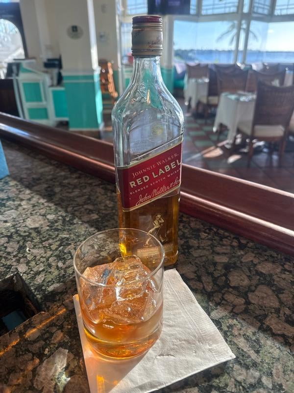 Johnnie Walker Red Label 50mL, 40% ABV - Walmart.com