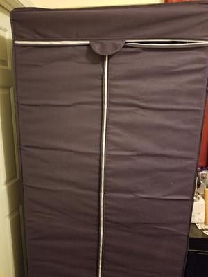 Poundstretcher canvas wardrobe discount
