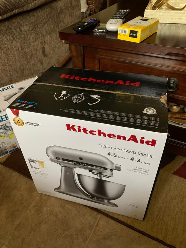 KitchenAid Classic Plus KSM75WH 4.5qt Tilt-Head Stand Mixer - White for  sale online
