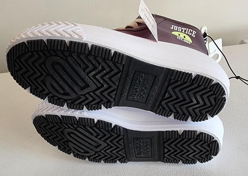 Justice High Top Sneakers - Cushioned Footbed - Sizes 13-4