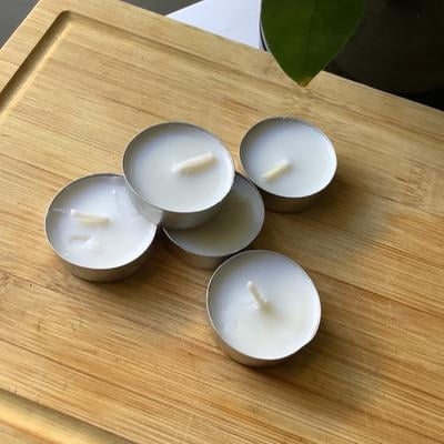 Mainstays White Unscented Indoor Outdoor Tealight Candles 25 Count