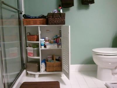 Riverridge Home Ellsworth Collection Floor Cabinet With Side Riverridge Home Ellsworth Collection Floor Cabinet With Side Shelves White Com