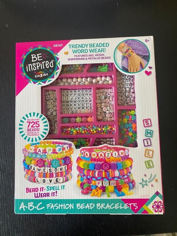 Be Inspired Cra-Z-Art ABC Fashion Bead Bracelet Maker for Tweens