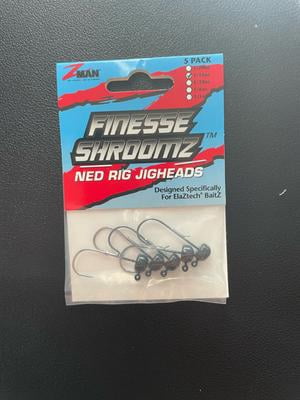 Z-Man Finesse Shroomz Jig Head Fishing Lure for Bass & Trout, 5