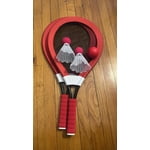 Play Day Jumbo Racket Sports Game, 5 Piece Set, Red, Children Ages 4 ...
